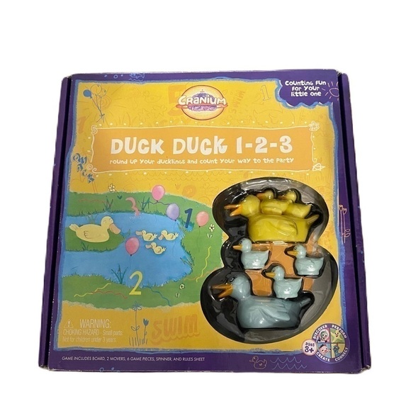 Cranium Duck Duck 1-2-3 Counting Board Game Preschool Learning - Picture 1 of 3